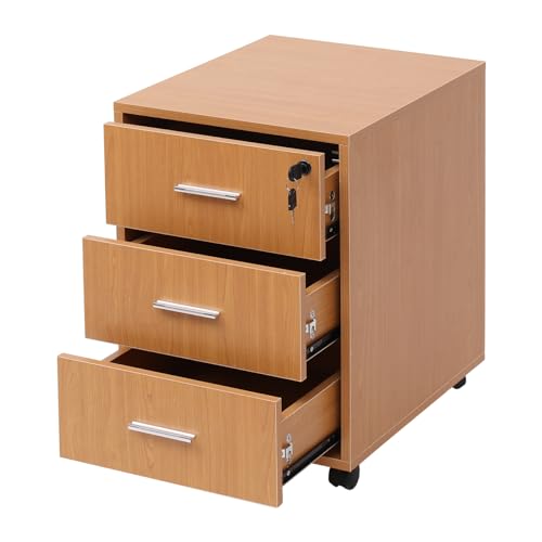 Bürocontainer mit 3 Schubladen, Rollcontainer unter...