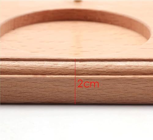 Este Bastidor de Madera Ajustable con rotación de 360° y Longitud retráctil Permite Bordar y Realizar Manualidades con Las Manos Libres.