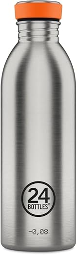 24Bottles Urban Unisex-Flasche für Erwachsene, Unisex, Unisex, Steel Life 055, stahl, 500...