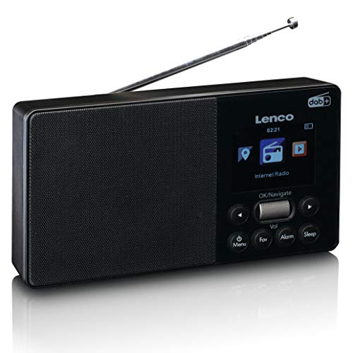 Lenco PIR-510 draagbare internetradio - DAB+ en FM-radio - Spotify Connect - WLAN - USB speler en lader - 2,4" TFT LCD - 2 Watt RMS - geïntegreerde accu met 2200 mAh - 3,5 mm aansluiting - zwart - Image 4