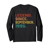 Photo Gallery legend since september 1995 vintage 1995 men women birthday maglia a manica Photo Gallery legend since september 1995 vintage 1995 men women birthday maglia a manica