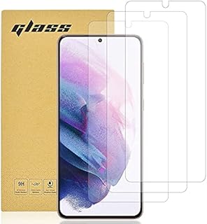 Totill [3 Pack] Screen Protector for Samsung Galaxy S21 Tempered Glass Film 9h HD, Premium Accessories 0.3mm Shatterproof Protection 6.2" Inch [Easy Installation] [3D Touch] [Ultra Strong]