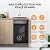 4500W Tankless Water Heater Electric,110V Electric Water Heater With Digital Display,Frequency Conversion Instant Hot Water Heater,On Demand Hot Water Heater Electric (Black)