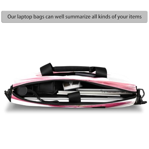 Bolso para portátil rosado impermeable de 16 pulgadas miniatura 4