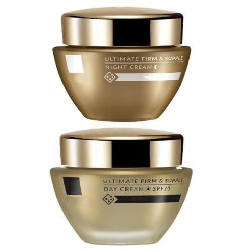 Ultimate Anti-Aging Day and Night Cream Set with SPF 20 Moisturizer, 2 x 1.7 fl oz