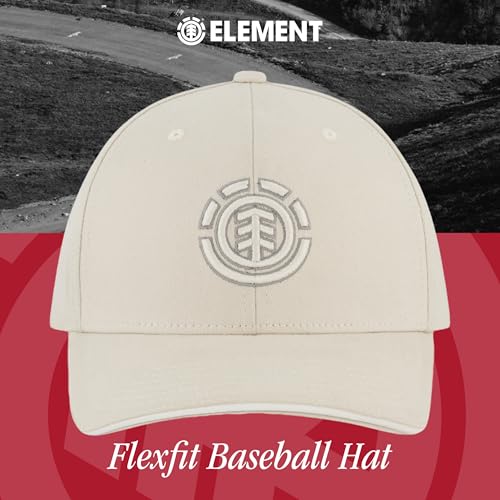 Casquette sport flex fit Concept One Element crème chapeau visière courbée