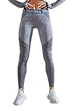 ❤ [Nahtlos] Wir haben schönes Design mit Nahtlosem Strick kombiniert, um diese Nahtlosen Sport Leggings zu kreieren. Es kann die Reibung reduzieren und den Tragekomfort erhöhen.