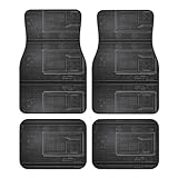 Convient à la plupart des voitures, camions et SUV, ces tapis sont polyvalents et offrent un ajustement parfait.