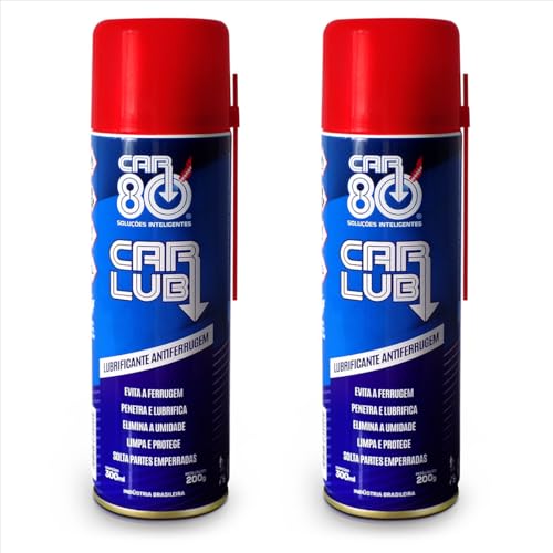 Kit 2 Lubrificantes Desengripantes Antiferrugem Automotivo Multiuso Car Lub 300ml