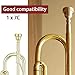 Cheerock 7C Trumpet Mouthpiece - Gold Plated Brass Compatible with Beginners and Professionals - Trumpet Accessories