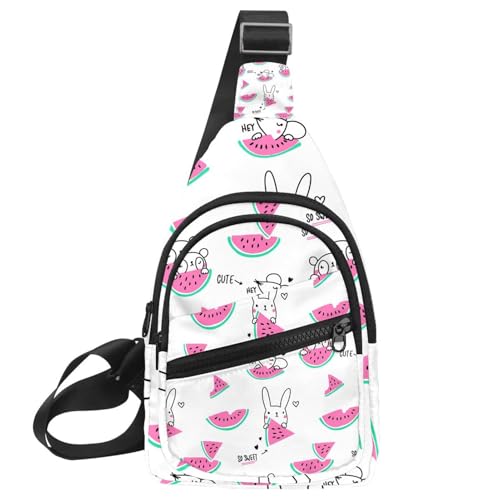 Sac de poitrine femme imperméable motif sorcière pour Halloween voyage et rando