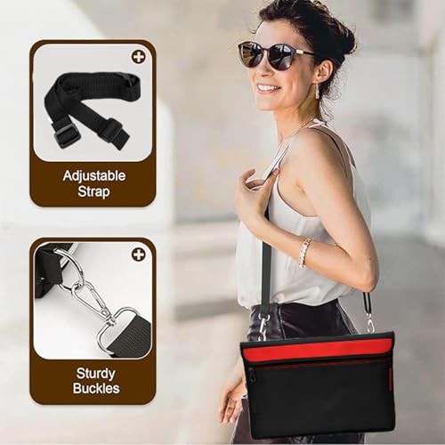 Image of Saco Sleeve Compatible for Wacom Intuos CTL-4100WL /K0-CX(Small) | CTL-6100 /K0-CX (Medium) Graphic Tablet - Foam Padded Protective Carry Cover Bag with Shoulder Strap & Front Pocket