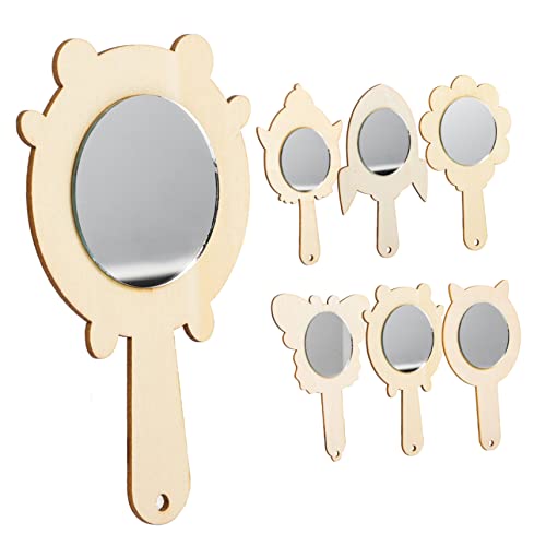 FAVOMOTO 30 Peças Espelho Faça Você Mesmo Brinquedo Para Crianças Espelho Infantil Pequenos Brinqued