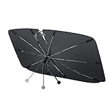 Parapluie Voiture pour Toyota New BB Small BB QNC20 21 Series 2005 2016, 360° Rotation Pare Soleil Voiture Pare Brise Avant Protection Anti UV Couverture Avant