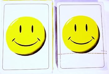Misc. Playing Cards, Poker Size, Plastic Coated, Yellow Smiley Face Book