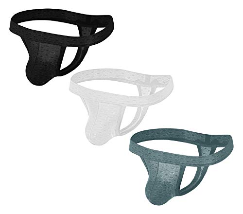 ARCITON Calzoncillos Tanga para Hombre Sexy Slip Ropa Interior String Thong Suaves Lencería para Hombre con Estampado Estrellas,L(Cintura:75cm-83cm) 3 Colores/Paquete-1 Cover