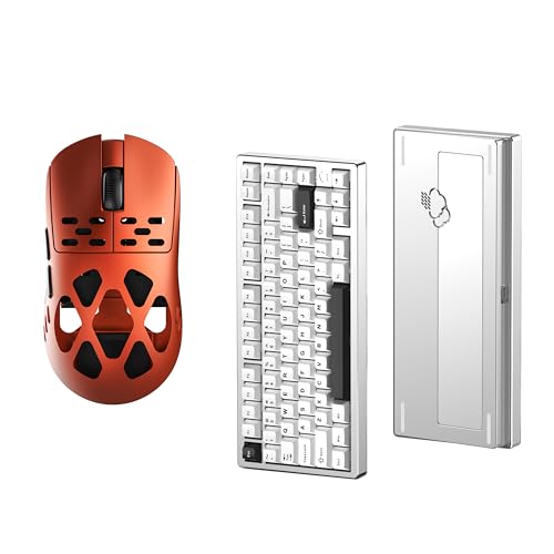 AJAZZ AM3 MAX�Q�[�~���O�}�E�X(Red)�{WOBKEY Rainy 75 ���J�j�J���L�[�{�[�h(Color (�V���o�[ �p���z��))