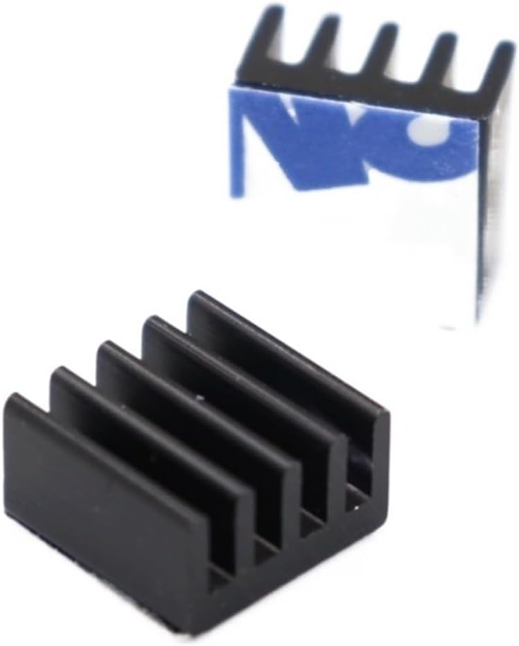 10pcs 9 * 9 * 5 8.8 * 8.8 * 5mm Computer Cooler Heatsink Aluminum for Chip Cooling Pad with Glue