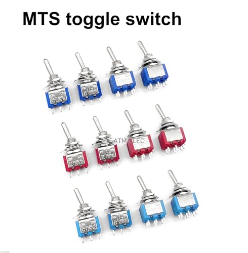 MTS-103 interruptor de 3 posiciones ON-OFF-ON miniatura para componentes electrónicos de 3 pines 3