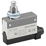 Heschen Horizontal limit switch TZ-7310 momentray panel mount plunger actuator AC 380V 10A single pole