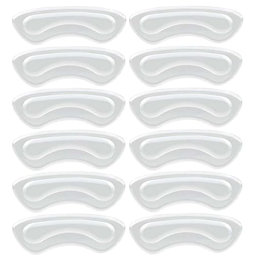 6 paia di cuscinetti comodi, autoadesivi per la cura dei piedi, in silicone