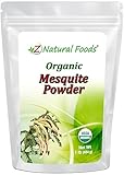 Organic Mesquite Powder (Flour) - 1 lb - Healthy Flour Alternative For Baking, Smoothies, & Recipes - Source Of Fiber & Minerals - Raw, Non GMO, Gluten Free, Vegan, & Kosher