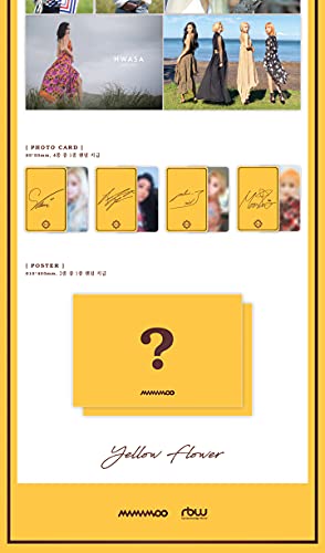 Mamamoo Yellow Flower 6Th Mini Album Cd+Booklet+Photocard+Tracking Kpop Sealed #TOP2