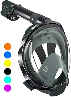 WSTOO Full Face Snorkel Mask,Advanced Safety Breathing System Allows You to Breathe More