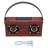 [CONNEXION BLUETOOTH 4.2 STABLE] Equipée de la dernière technologie Bluetooth 4.2, cette enceinte offre une transmission sans fil stable et efficace.Profitez connectivité transparente avec vos appareils, garantissant une lecture de musique ininterrompue et une qualité sonore cristalline pour vos morceaux préférés.