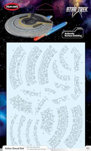 Round 2 Star Trek - Lower Decks U.S.S. NCC-75567 Cerritos Aztec Decal Set (MKA072) image 2