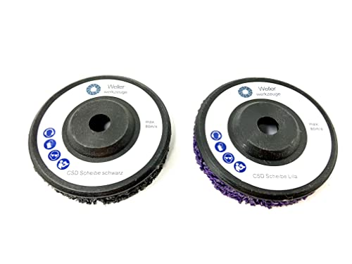 Juego de 2 discos de limpieza gruesos CSD de 76 x 10 mm Cover