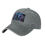 [zhandiffy] フォートナイト カウボーイ帽 デニムキャップ スポーツキャップ野球帽 コットンランニング登山帽 釣り用サンシェード日よけ帽 Gray