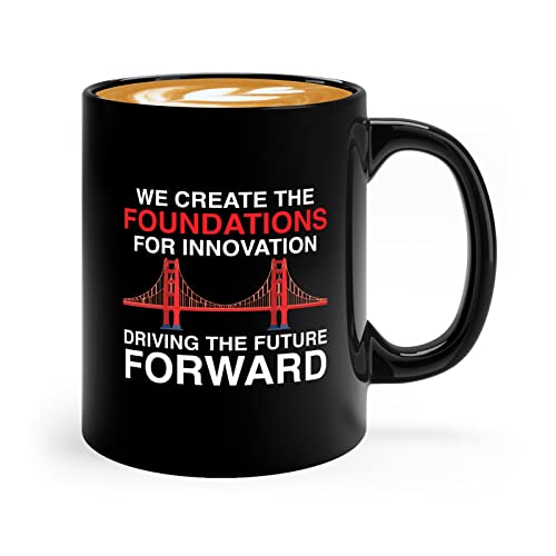 Flairy Land Civil Engineer Coffee Mug 11oz Black -Foundations - Profesional worker real estate cosntruction Finished Master Degree College Study Phd Graduate Student Science Engineering Civil