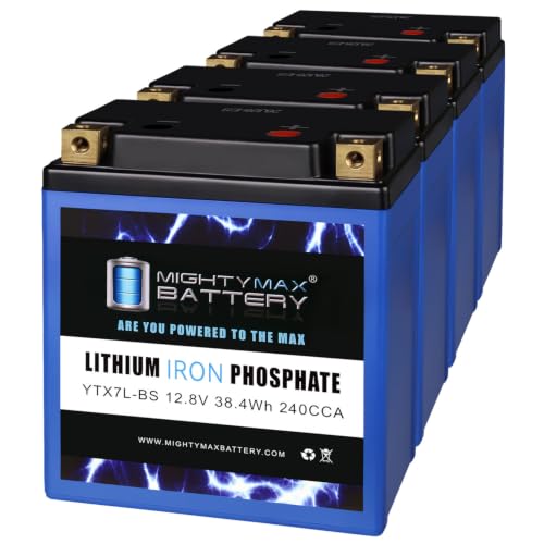 Mighty Max Battery YTX7L-BS Lithium Replacement Battery Comp