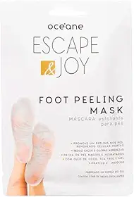 Océane Máscara Esfoliante para Pés com Óleo de Coco - Foot Peeling Mask 1 Par