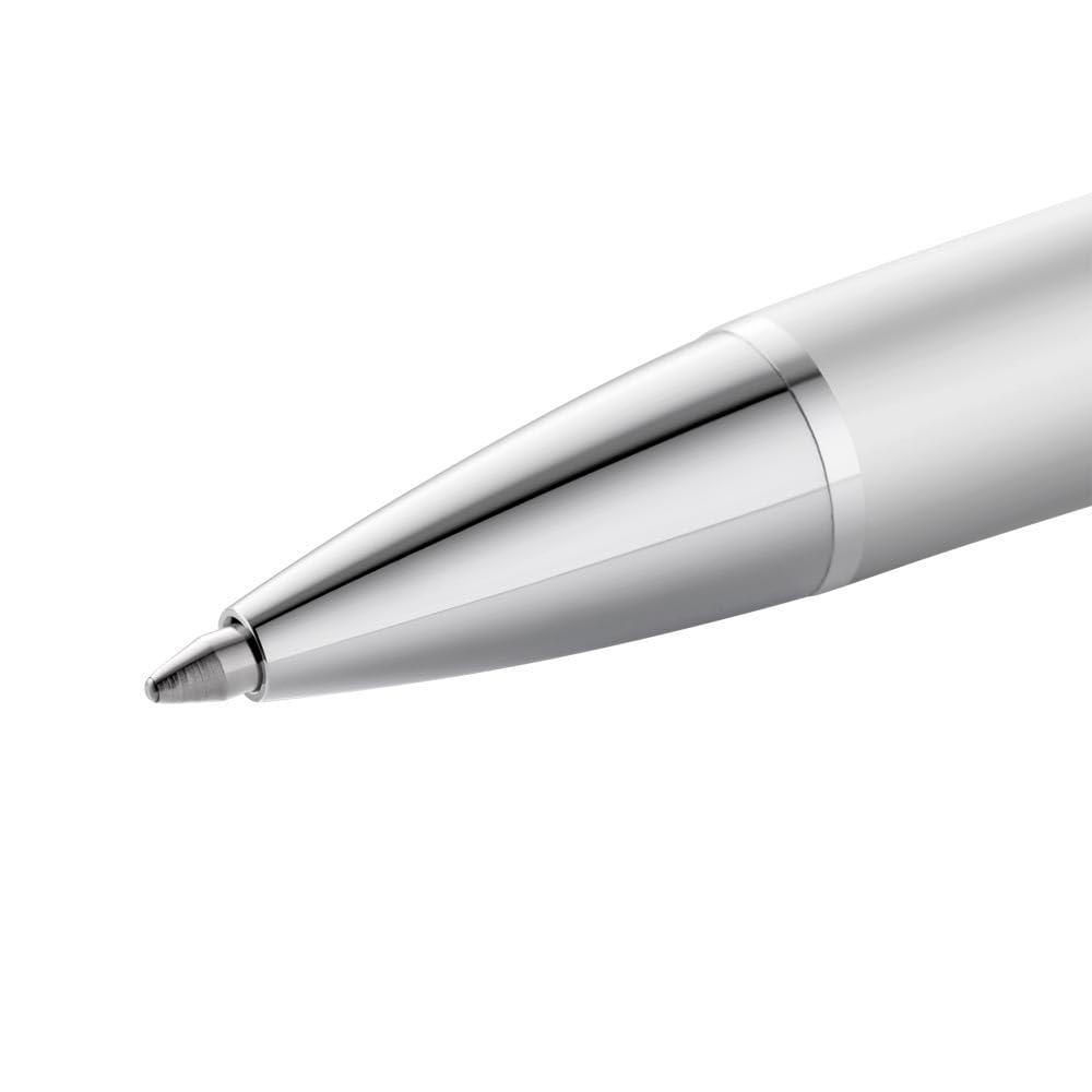 Pelikan Kugelschreiber Pura® K40 Silber mit Wunscgravur | Geschenkbox personalisiert | Hochwertig eloxiertes Aluminium-Gehäuse | Geschenk zum Geburstaf | Abschluss PS274Box2