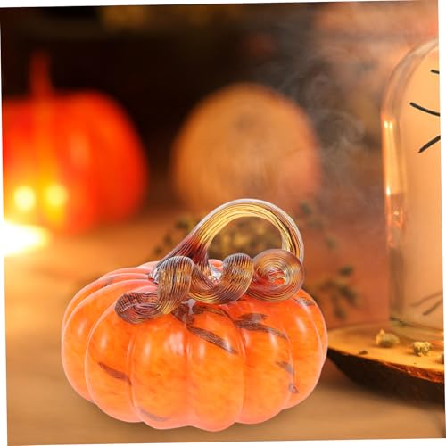 Citrouille décorative orange durable pour remplacer les décorations d'automne jetables - 8