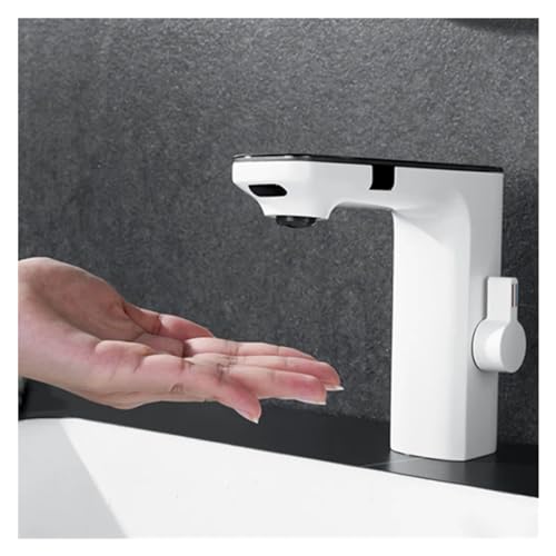 Grifo con Sensor sin Contacto acabado gris elegante para lavabos sofisticados 7
