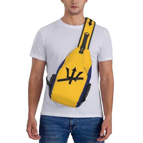 Mochila Unisex de Alta Capacidad con Diseño de Bandera de Barbados miniatura 7