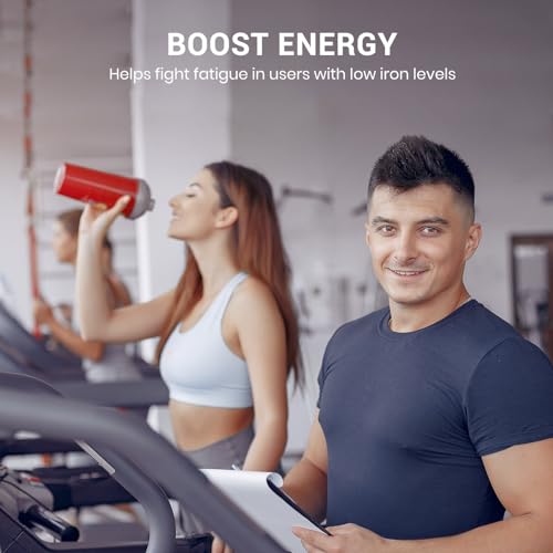 Image of Heivy Ferrous Sulfate 325mg (Iron 65mg), High Potency Iron Supplement for Women and Men, Iron Pills with Vitamin C, Non-GMO - 240 Tablets (2 Pack) Made in USA