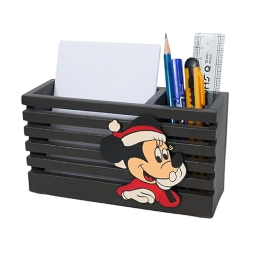 Image of Decorative Embossed Design Pencil and Pen Stand | Desk Organizer for Stationery Storage | Suitable for Office Desk, Study Table, Home and Workspace Use (Design 13)