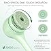 Electric Body Brush Back Scrubber for Shower, Auto Spinning Exfoliating Massage Bath Brush Rechargeable, Dual Long Handle, Deep Cleansing, Waterproof, Rotating Body Brushes with 5 Brush Heads