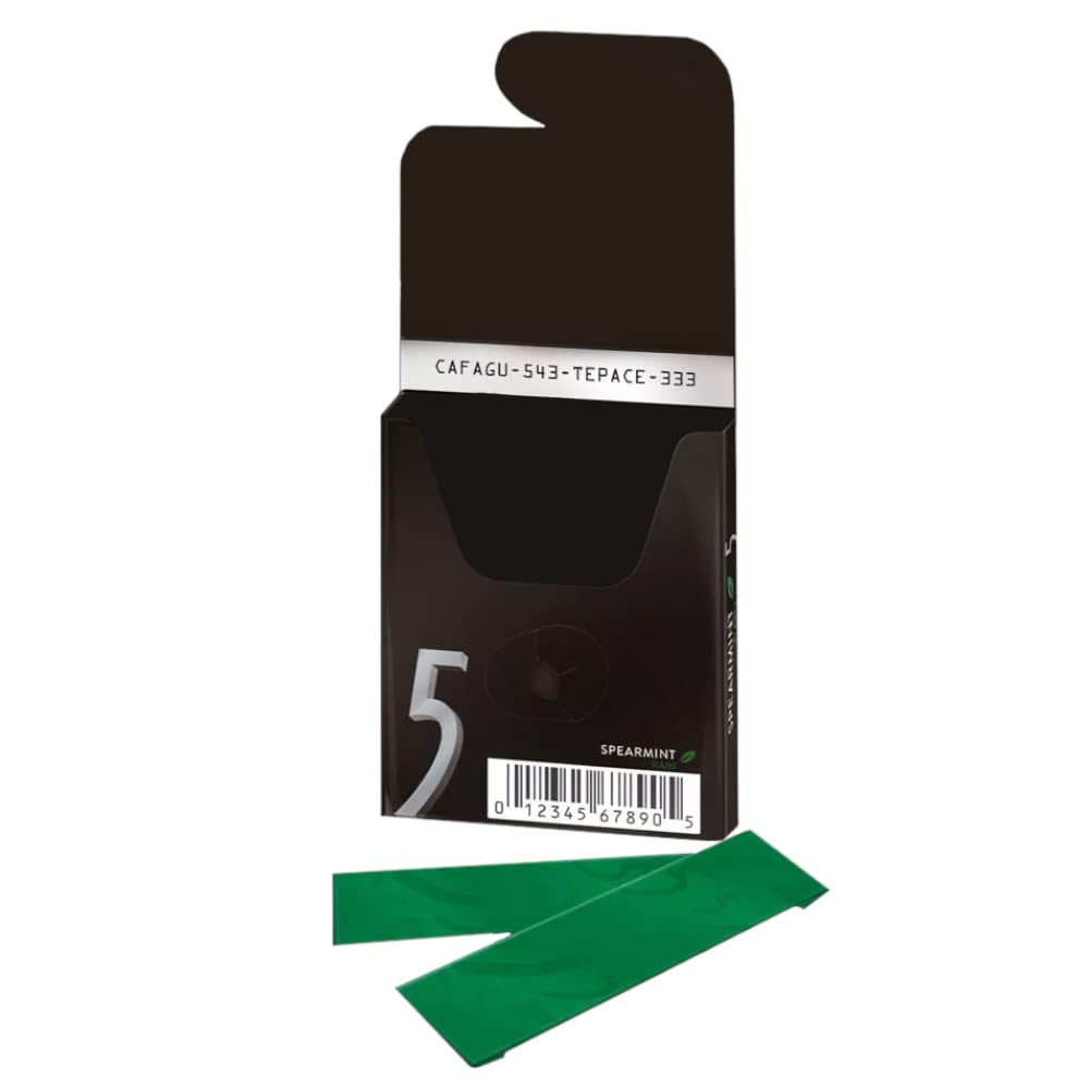 5 Gum, Spearmint Rain, Sugar Free, 15-ct