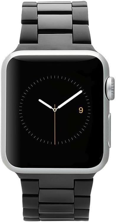 Case-Mate - Metal Linked Band - 42mm 44mm Stainless Steel Apple Watch Band - Apple Watch Series 1, 2, 3, 4, 5 - Black, Model:CM034064