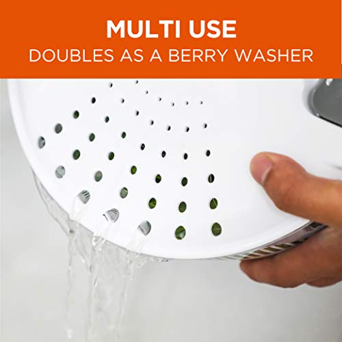 Commercial Chef Salad Spinner With Salad Serving Bowl, Wash Vegetables Like Romaine Lettuce, Yellow Tomatoes, And More, Salad Spinner Kitchen With Lock Top And Salad Bowl For Serving #TOP4