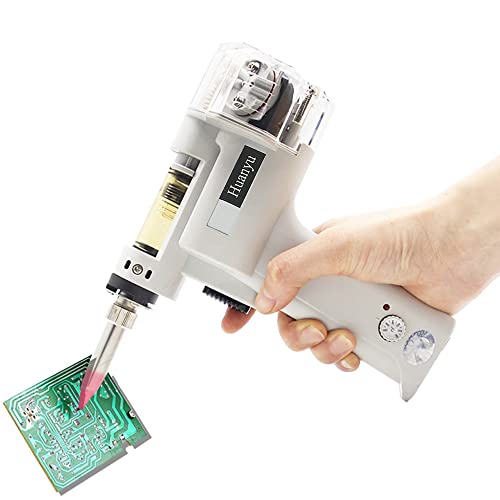 Best Cyber Monday 🔥 Huanyu Double-Pump Desoldering Gun Desolder 100W Lead-free Soldering Tin Gun Electric Vacuum Pump Solder Sucker Soldering Welding Tool for DIY Electronic Repair Work (110V Model, 1.0mm) Top Brands Huanyu Double-Pump Desoldering Gun Desolder 100W Lead-free Soldering Tin Gun Electric Vacuum Pump Solder Sucker Soldering Welding Tool for DIY Electronic Repair Work (110V Model, 1.0mm)