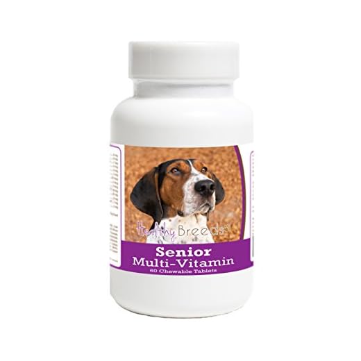 Healthy Breeds Treeing Walker Coonhound Senior Dog Multivitamin Tablets 60 Count