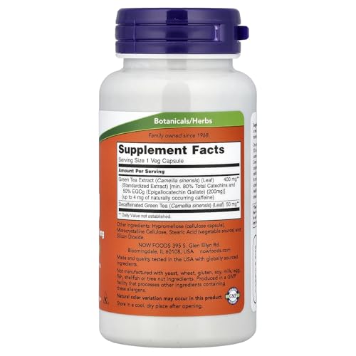 NOW Foods 緑茶エキス EGCg 400mg 90カプセル