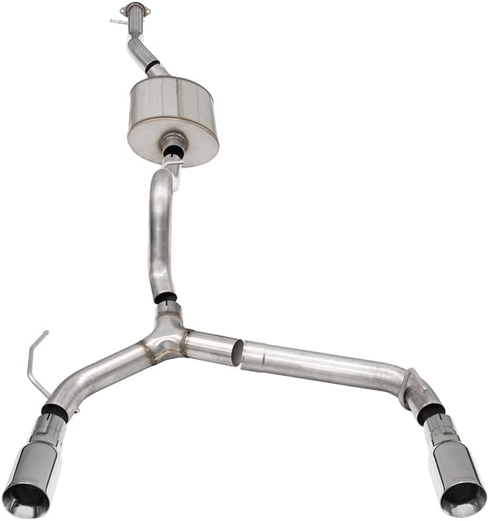 Corsa - 21-22 Ford Bronco 2.7L 4-Door 2.75in Cat-Back Dual Rear Exhaust w/4in Straight-Cut Polish Tips (21210)