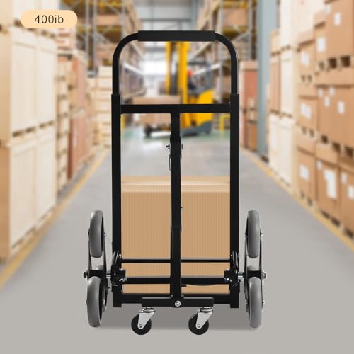 Carretilla plegable para escaleras 330lbs con mango telescópico miniatura 4